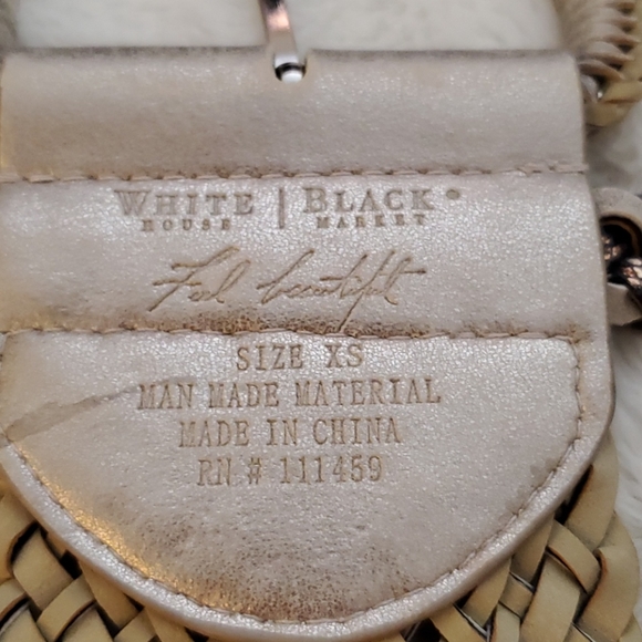 WHBM Metallic Woven Belt main image 5
